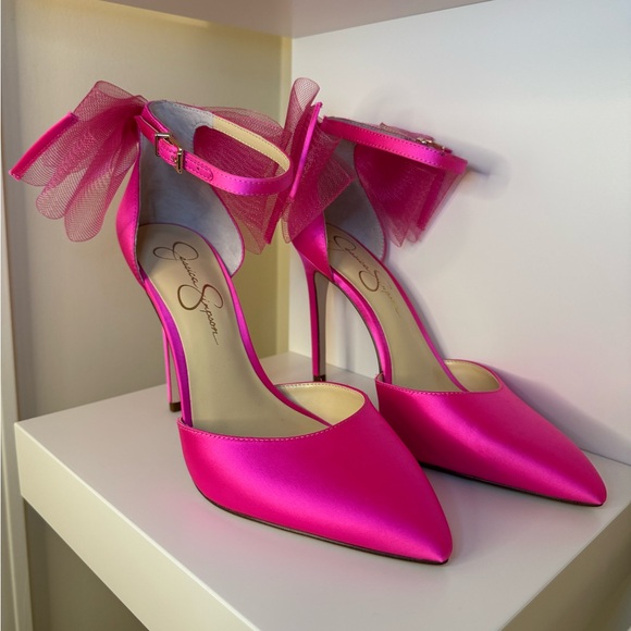 Jessica Simpson, Phindies Pump in Valley Pink, Size 9 - Picture 3 of 10